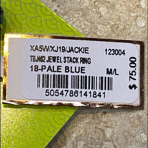 🆕 Ted Baker London ‘Jackie' Jewel Stack Rings - M/L - Picture 13 of 13